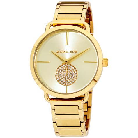 michael kors gold dial.